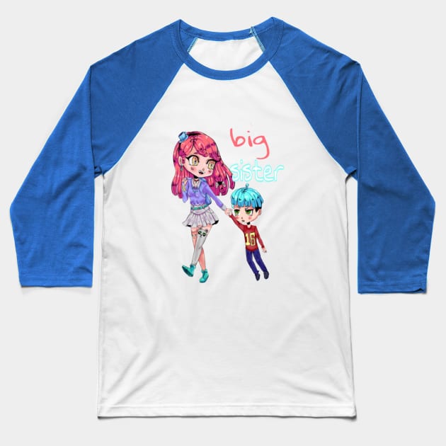 funny big sister Baseball T-Shirt by Titou design